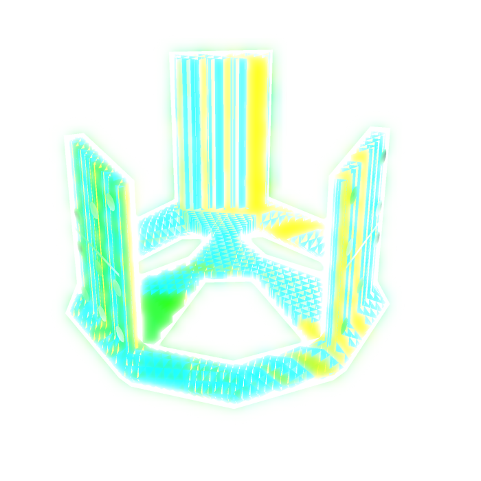 [EMISSIVE GLOW] Color Changing Domino Crown