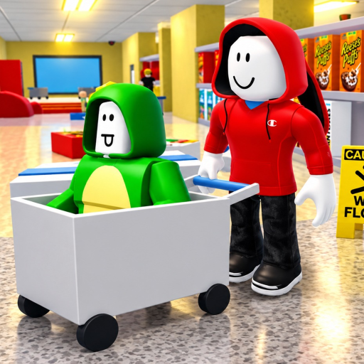 ESCAPE SUPERMARKET OBBY! Roblox game