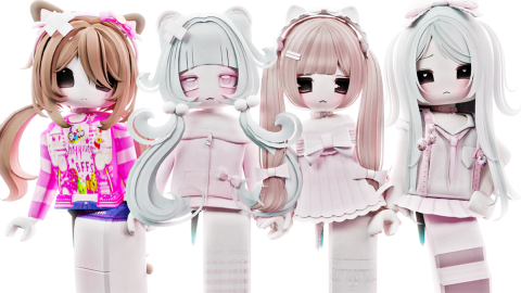[NEW!🌸 moe/vkei] fading outfit garden