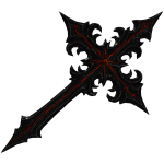 Black Gothic Vampire Cross