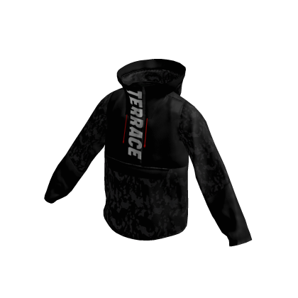 Terrace Monochrome Camo Black Windbreaker thumbnail