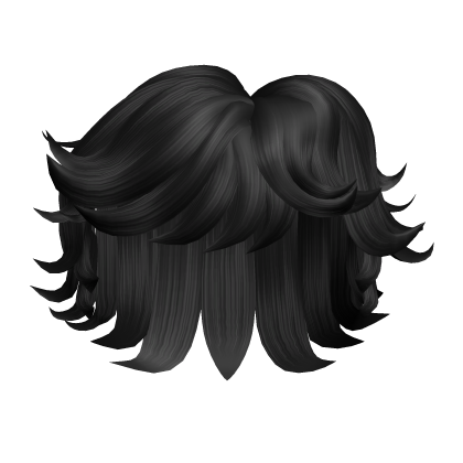 Fluffy Messy Swept Hair Roblox item