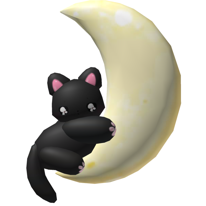 Lunar Companion Addon Black Kitty Moon
