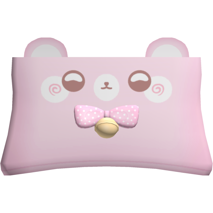 🐾 aww, adorable bear pink cozy top bell