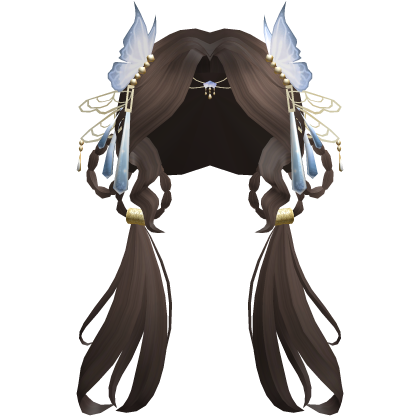 Magical Butterfly Dark Brown Hair Roblox item