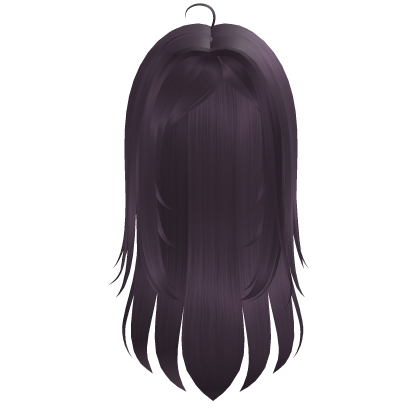 Yura Cute Anime Girl Side Swept Hair Purple Roblox item