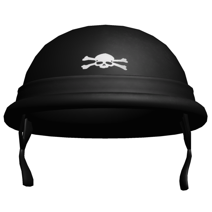 Black Emo Vkei Skull Combat Helmet