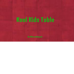 The Cool Kids Table .