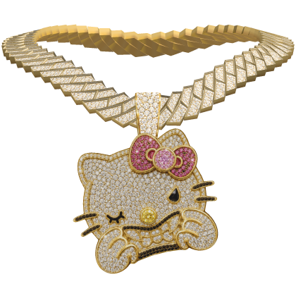 Kitty VVS Diamond Cuban Chain Gold
