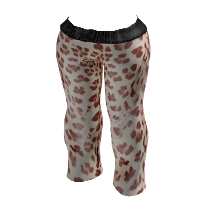 Fierce Y2K Tracksuit Flares 𑣲 Cheetah Print Black thumbnail