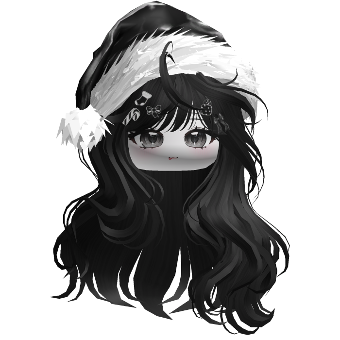 Cute Christmas Waves w/ Charms (Black)