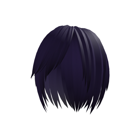 Purple messy scene emo hair