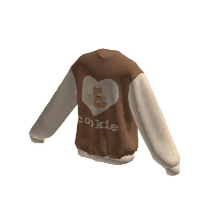 Brown Bear Cookie Sweater
