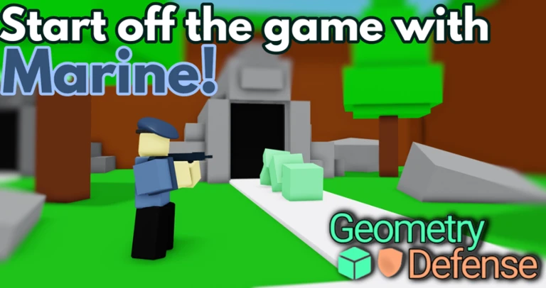 More About Geometry Defense, Image source: Roblox.com