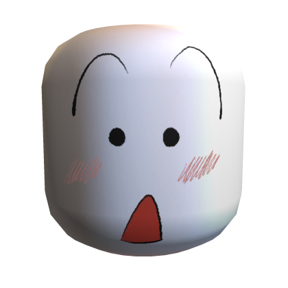 Surprised Man White head Roblox item