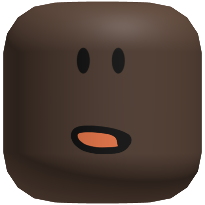 Casual Smile Face Mask Dark Brown Roblox item