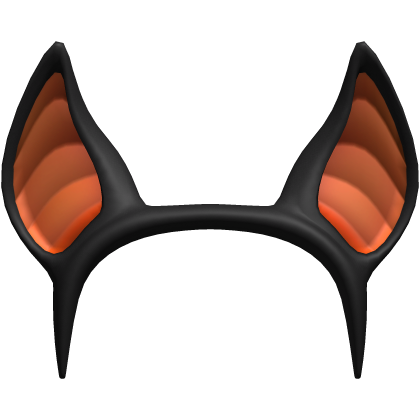 Orange Halloween Bat Ears Roblox item