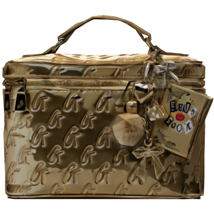 Glam Monogram Vanity Bag In Gold Roblox item