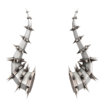 White Pearl Spiked Horns