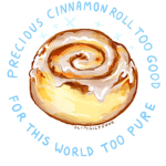 Cinnamon rolls with coffee