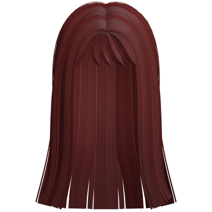 Long Straight Hair (Red)