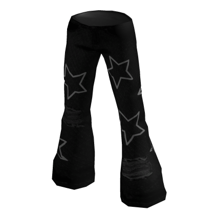 ⭐ Black Y2k Star Flares