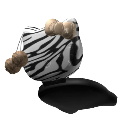 Zebra Print Kawaii Gyaru Harajuku Kitty Phone | Roblox Item
