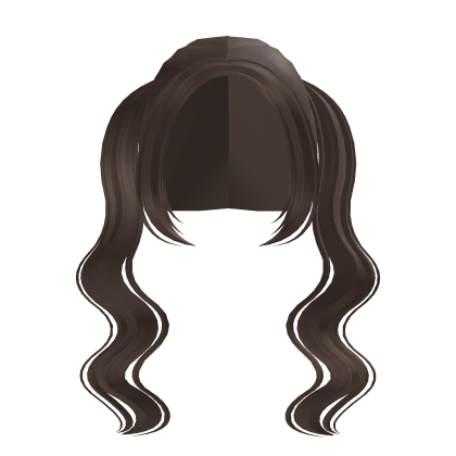 . ‿ ♡ brown cute wavy adorable pigtails Roblox item