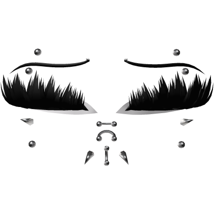 Punk Lashes Piercings Roblox item
