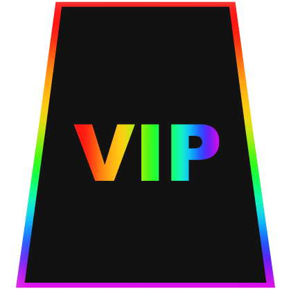 Cartoony Rainbow VIP Cape Roblox item