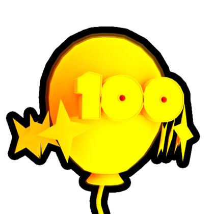 Gold 100M Balloon
