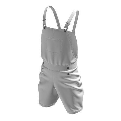 White Short Overalls thumbnail
