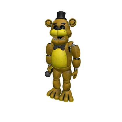 golden freddy npc with jumpscare and fast