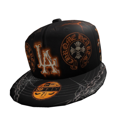Halloween Tilted Fitted Hat