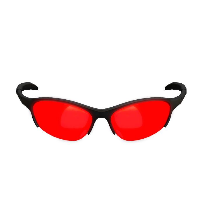 ✨ [EMISSIVE] Red Sport Glasses