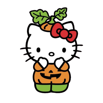 Hello Kitty Pumpkin Roblox decal