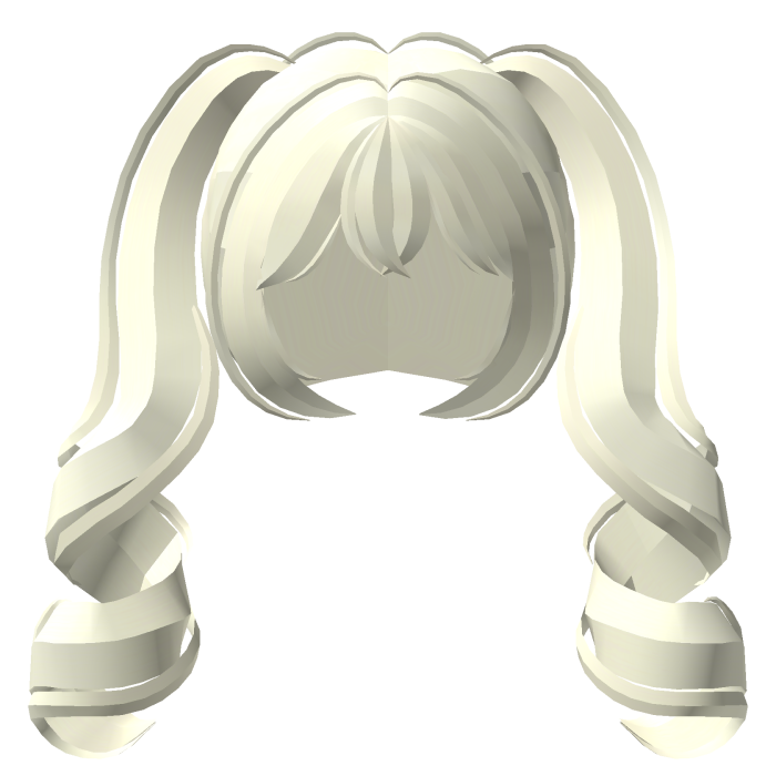 ♡ anime moe tweencore curled pigtails light blon