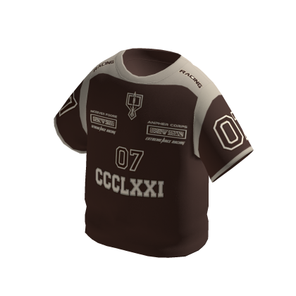 Brown Y2K Biker