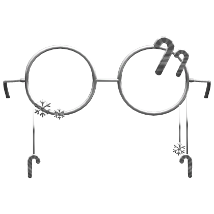 white christmas glasses