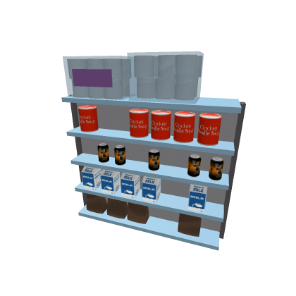 Grocery Store Shelf