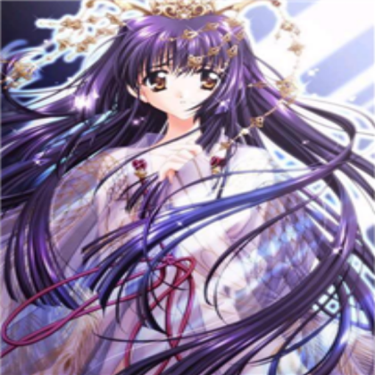 Anime purple princess Roblox decal
