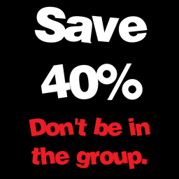 Save 40%