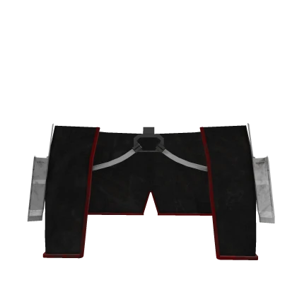 Genetic Trooper Waistcape Black + Red - R STYLE | Roblox