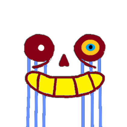 error sans face transparent Roblox decal