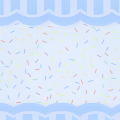 Cute Blue Ice Cream Sprinkles