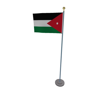 Flag of Jordan (Animated)