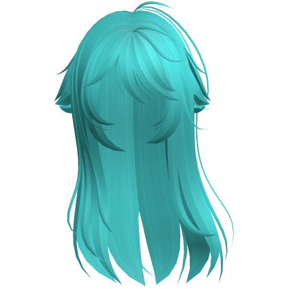 Blue Shy Moe Cat Girl Windy Whispy Hair