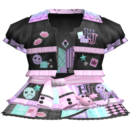Pastel Goth Cute Decora Kidcore Colorful Dress