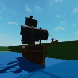 build stuff and sail the water icon