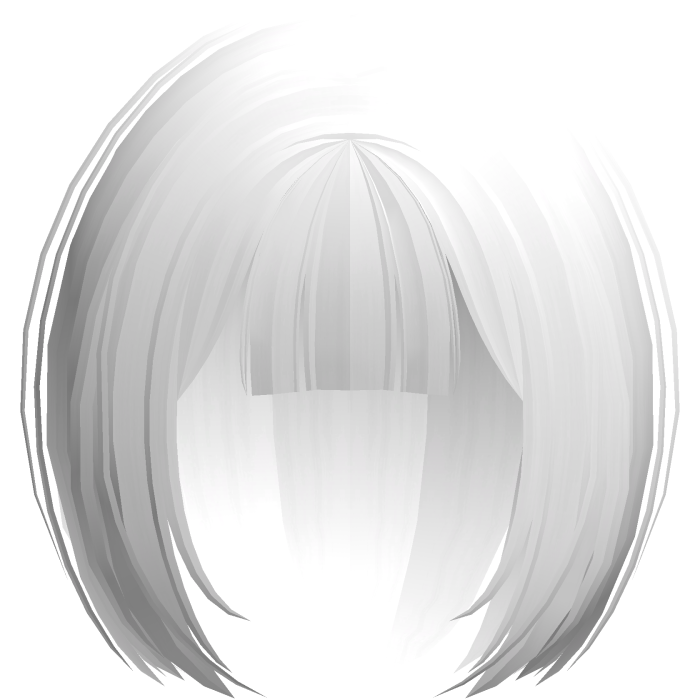 white sweet kawaii anime bob